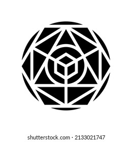 alchemy magic glyph icon vector. alchemy magic sign. isolated contour symbol black illustration