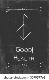 alchemy magic symbol, illustration in vector format