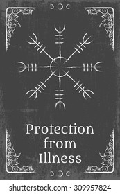 alchemy magic symbol, illustration in vector format
