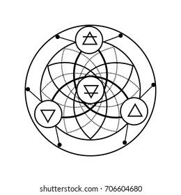 Alchemy mystery symbol