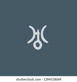 Alchemy vector icon. Alchemy concept stroke symbol design. Thin graphic elements vector illustration, outline pattern for your web site design, logo, UI. EPS 10.