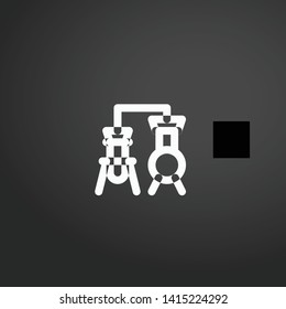 Alchemy vector icon. Alchemy concept stroke symbol design. Thin graphic elements vector illustration, outline pattern for your web site design, logo, UI. EPS 10.