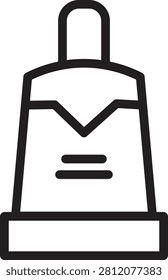 Alchohol Bottle Drink Line Icon