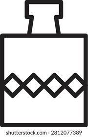 Alchohol Bottle Drink Line Icon