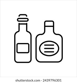Alcohal icon editable stock vector stock