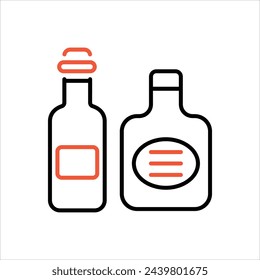 Alcohal icon editable stock vector stock