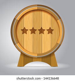 alcohol aging stars on barrel