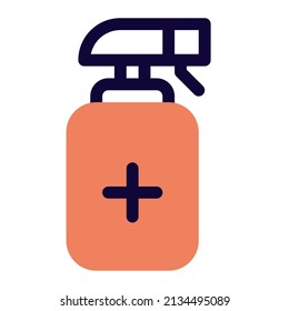 alcohol based spray for cleaning the material and surfaces