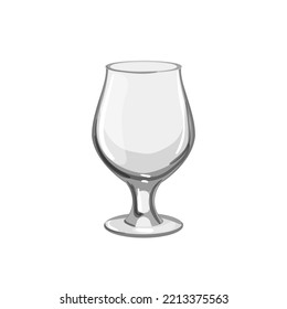 Alcohol Beer Glass Cartoon. Alcohol Beer Glass Sign. Isolated Symbol Vector Illustration