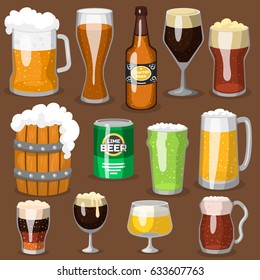 Alcohol beer vector illustration refreshment brewery and party dark beverage mug frosty craft drink.