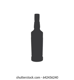 Alcohol bottle icon, vector illustration design. Drinks collection.