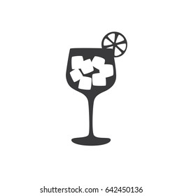 Alcohol bottle icon, vector illustration design. Drinks collection.