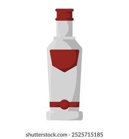 Ilustración de botella de alcohol - 09