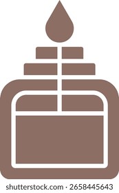 Alcohol Burner vector icon. Can be used for printing, mobile and web applications.