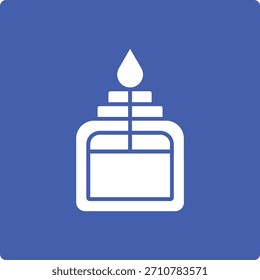 Alcohol Burner vector icon. Can be used for printing, mobile and web applications.