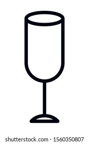 Alcohol cup icon design, Drink beverage liquid menu restaurant store and shop theme Vector illustration