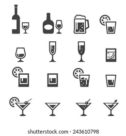 alcohol drink icon - Shutterstock ID 243610798