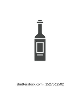 Alcohol drink icon isolated on white background. Bottle symbol modern, simple, vector, icon for website design, mobile app, ui. Vector Illustration