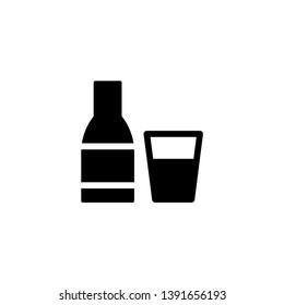 alcohol drink icon vector illustration