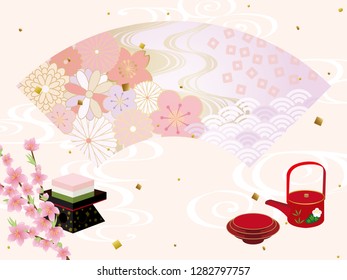 alcohol to drink at the time of Japanese doll  festival.