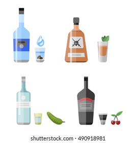 Alcohol drinks beverages and cocktail whiskey drink bottle lager refreshment container