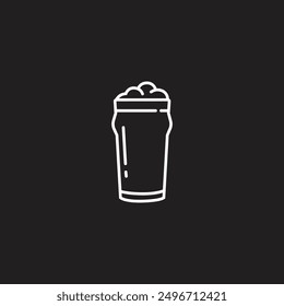 Alcohol drinks flat vector design