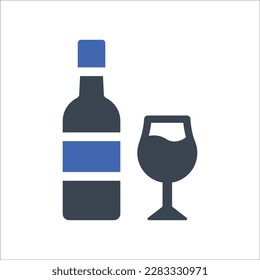 Icono de bebidas alcohólicas, Vector Graphics