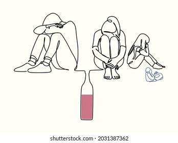 3,503 Alcoholic family Stock Vectors, Images & Vector Art | Shutterstock