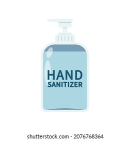 Alcohol gel. Hand sanitizer icon vector. Washing alcohol gel used against viruses, bacteria, flu, coronavirus. Waterless hand cleaner.