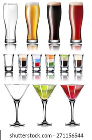 alcohol glasses set