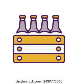 Alcohol icon editable stock vector stock