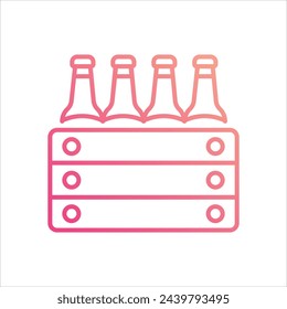 Alcohol icon editable stock vector stock