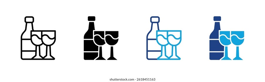 Alcohol Icon Element For Design
