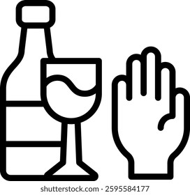 Alcohol Icon Element For Design And Vector