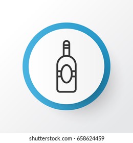 Alcohol Icon Symbol. Premium Quality Isolated Hooch Element In Trendy Style.