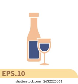alcohol icons symbol vector elements for infographic web