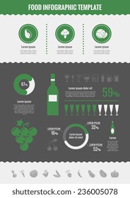 Alcohol Infographic Elements.