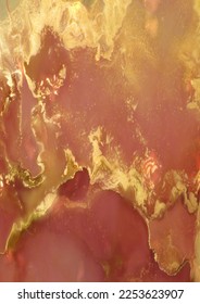 Alcohol Ink Art fiery inferno of reds, orange and golds