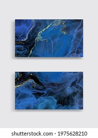 Alcohol ink colors background. Abstract vertical multicolored marble texture banner. Mixing acrylic paints.