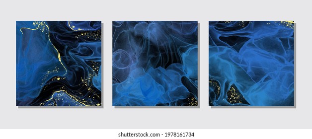 Alcohol ink colors background. Abstract vertical multicolored marble texture banner. Mixing acrylic paints.