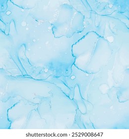 Alcohol Ink Marble. Blue Marble Watercolor. Foil Oriental Background. Watercolor Marble. Ocean Luxury Glitter. Fluid Elegant Watercolor. Pastel Seamless Ink Painting. Gold Sea Paint. Trendy Vector Ink