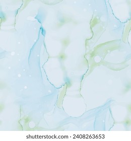 Alcohol Ink Marble. Gold Marble Background. Light Elegant Watercolor. Vector Ink Canvas. Pink Art Paint. Blue Seamless Watercolor. Water Bronze Repeat. Pastel Seamless Ink Painting. Trendy Watercolor