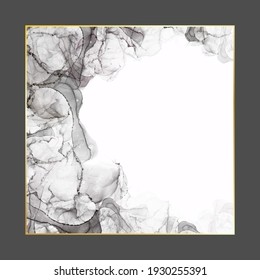 Ilustración vectorial de tinta alcohólica. Tinta líquida salpicada con fondo de mármol abstracto o líquido. Ilustración de elementos de arte para su diseño.
