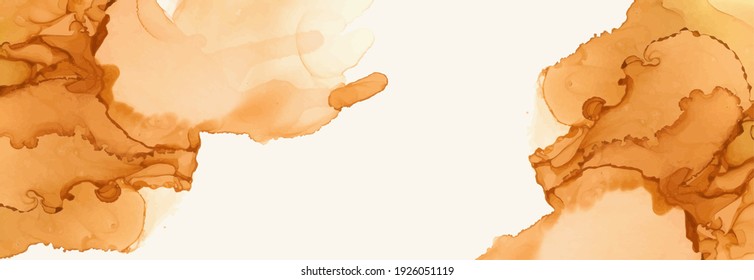 Alcohol ink vector texture banner. Fluid ink abstract background. Art element illustration for your design.