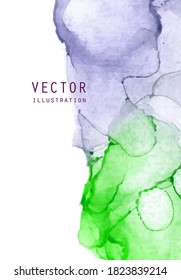 Alcohol ink vector texture. Fluid ink abstract background. Art element illustration for your design.