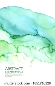 Alcohol ink vector texture. Fluid ink abstract background. Art element illustration for your design.