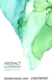 Alcohol ink vector texture. Fluid ink abstract background. Art element illustration for your design.