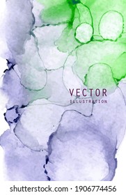Alcohol ink vector texture. Fluid ink abstract background. Art element illustration for your design.