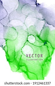 Alcohol ink vector texture. Fluid ink abstract background. Art element illustration for your design.