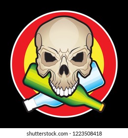 Alcohol kills sign